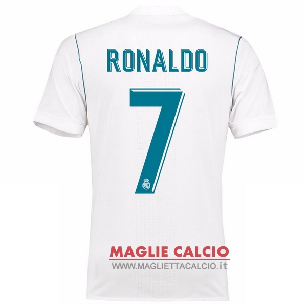 maglietta real madrid 2017-2018 ronaldo 7 prima